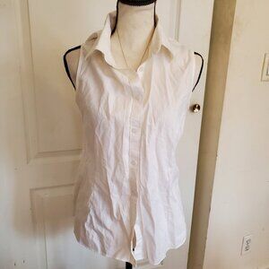 Junee ivory sleeveless blouse (likely sz S)